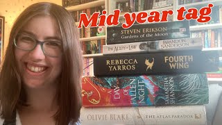 Mid year book freak out tag