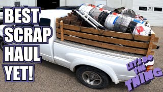 My Biggest Scrap Haul Ever! - Trash Picking Scrap Metal Recycling 26