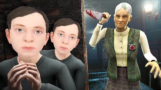 БАБУШКА ОХОТИТСЯ НА НАС! СБЕЖАЛИ ИЗ ДОМА! СКУЛБОЙ В Garry`s Mod