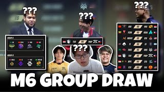 M6 GROUP DRAW IS ACTUALLY INSANE!! TLID VS FNOP IS REAL!! 🤯