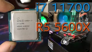 i7 11700 vs Ryzen5 5600X RTX2070