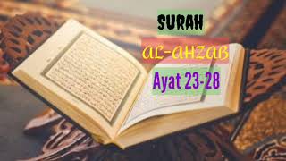 Surah Al-Ahzab ayat 23-28