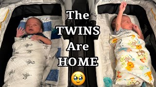 OMG!!! OUR TWINS ARE FINALLY HOME | TWINS LEAVING THE NICU VLOG