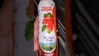 lets try Mapro Strawberry crush #strawberry #strawberrycrush #milkshake