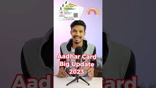 Aadhar Card New Update 2023 🔥 How To Update Mobike Number in Aadhaar #shorts #government #aadhaar