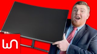 Samsung 32" Curved 4K UHD Monitor (UR59C) Unboxing!