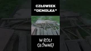 Początek rozbiórki budynków #gospodarstwoodzera