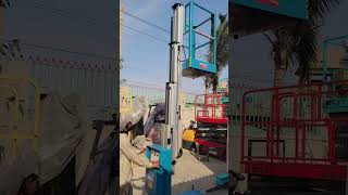 SIVGE Vertical Mast Mobile Elevating Platform Man Lift Scissor Lift for Sale in Karachi Pakistan