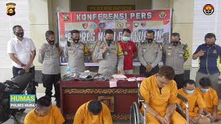 Polres Muba tangkap bandit pecah kaca lintas provinsi dan lintas negara