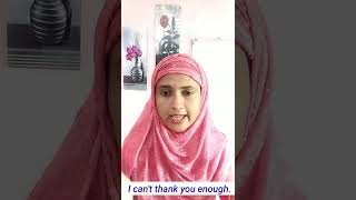 'Thank You'  না বলে এগুলো বলতে পারেন। #shorts #viral #ytshort #viralshorts#education #englishgrammar