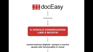 Doceasy - Modulo Conservazione Libri & Registri