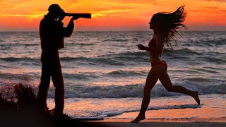 Sharks Surfers Models and a Hurricane at the Naples Pier