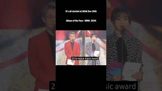 The day BTS won their 1st Deasang -19th Nov 2016| 방탄소년단 1차 대상 -2016년 11월 19일 #bts  #trending #shorts