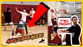 TRASH TALKER Says We SUCK Then Got EXPOSED!! 5v5 Basketball