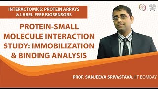 Protein-small molecule interaction study: Immobilization & binding analysis