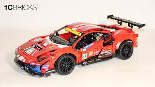 LEGO Technic 42125 Ferrari 488 GTE “AF Corse #51” Speed Build