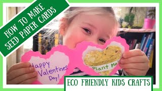 DIY Seed Paper Gift Card Craft For Kids!