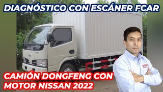 Camión DONGFENG con motor NISSAN 2022 Diagnóstico con scanner automotriz FCAR