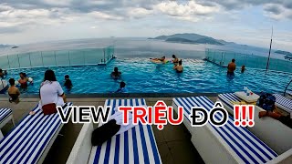 Lần Đầu Bơi Bể Bơi Vô Cực Trên Nóc Toà Nhà Ở Nha Trang!!