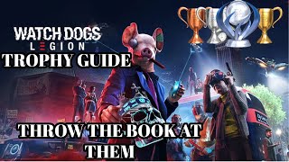 🏆 WATCH DOGS: LEGION (PS5) TROPHY GUIDE: "THROW THE BOOK AT THEM" – 100% PLATINUM ROADMAP 🏆