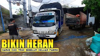 TRUK HARUS BERSIH | jika tidak mau dimarahi warga