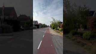 Biking 🚴‍♂️ in the Netherlands streets ❤️❤️ #travel #cycling #amsterdamholland #amsterdam #هولندا