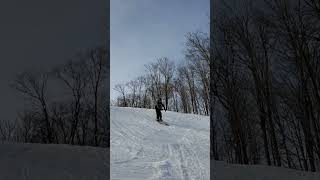 Drive by #skiing #snow #winter #funny