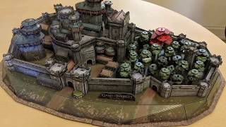 Building THE Winterfell  Game of Thrones 3D Puzzle