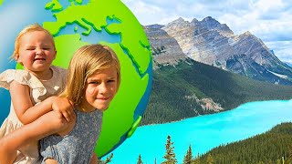 Les ENFANTS racontent leur TOUR du MONDE en FAMILLE !!!