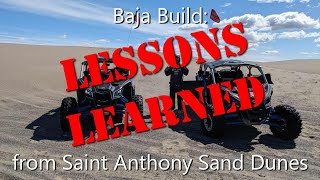 Baja Bug Build (Ep 44): Lesson's from Saint Anthony Sand Dunes!