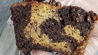 super moist chocolate marble banana cake