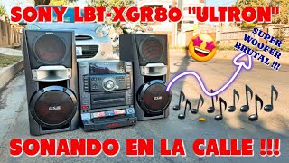 POTENCIA Y CALIDAD‼️🤩🔊SONY LBT-XGR80 sonando en LA CALLE‼️😎🔊TEST DE SONIDO EN LUGAR ABIERTO #247🔊