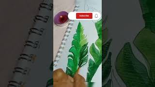 Easy And Simple Aesthetic Leaf Drawing