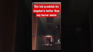 This kid pranking his stepdad is better than any horror movie this year