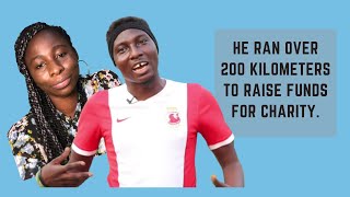 He Ran Over 200km in 10 Days To Raise Funds For Charity.