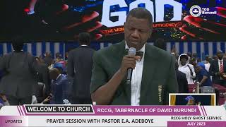 PRAYER SESSION WITH DADDY G.O | RCCG JULY 2023 HGS | RCCG, TABERNACLE OF DAVID BURUNDI