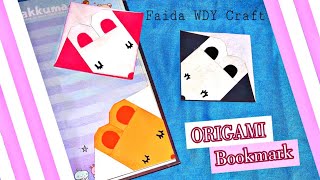 ORIGAMI BOOKMARK MOUSE | CARA MEMBUAT ORIGAMI TIKUS LUCU