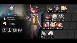 Arknights - CC#2 - East Armory - Day 8 - 8 Risk (with Challenge) - Low Cost No E2 Squad