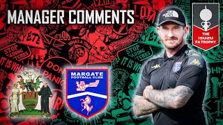 MANAGER COMMENTS: FA TROPHY - HARROW BOROUGH FC (A) - 7th October 2023