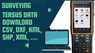 Tersus data | export data csv, dxf, kml, ship... on tersus data logger |