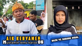 lagu Sasak temu karya||AIK KENYAMEN||gadis cantik ini pakek baju yg sedang trend di tik tok...