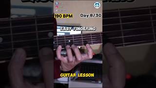 Fingering on Day 8 || guitar lesson #shorts