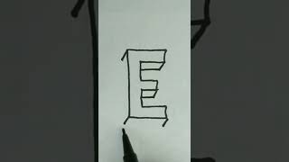 Letter E