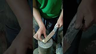 pin golok #shots #knife #satisfying #shortsvideo #diy