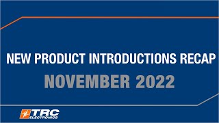 November 2022 New Product Introduction