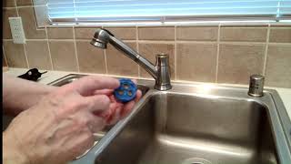 How to Disassemble, Grease and Change the Cartridge on a Pfister Wilmington Model Kitchen Faucet.