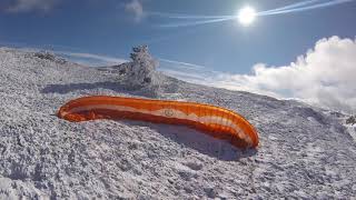 Winter ridge soaring (m. Chatyr-Dag)