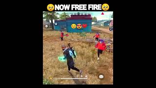 NOW free fire situation 🥺😭 #shortsvideo#freefire