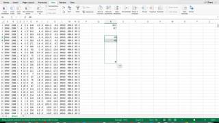 Constructing a histogram from temperature data