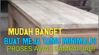 Buat meja tamu minimalis @dua pengrajin